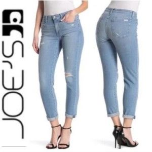 NEW JOE'S Jeans THE  BOYFRIEND SLIM Ankle JEANS DESTROYED SZ 28 DISTRESS